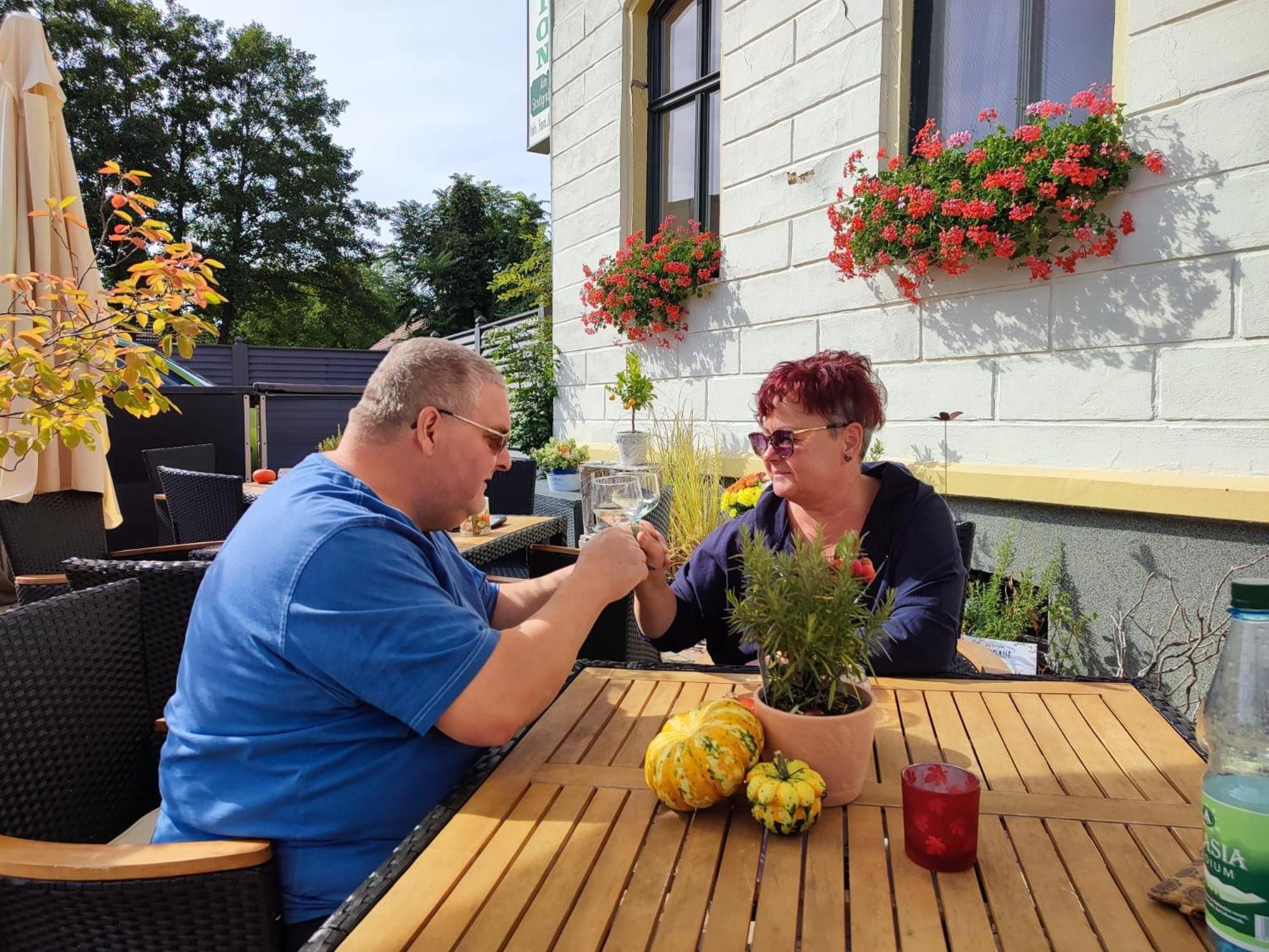 ホテル Pension Am Stadtgraben リュベナウ エクステリア 写真